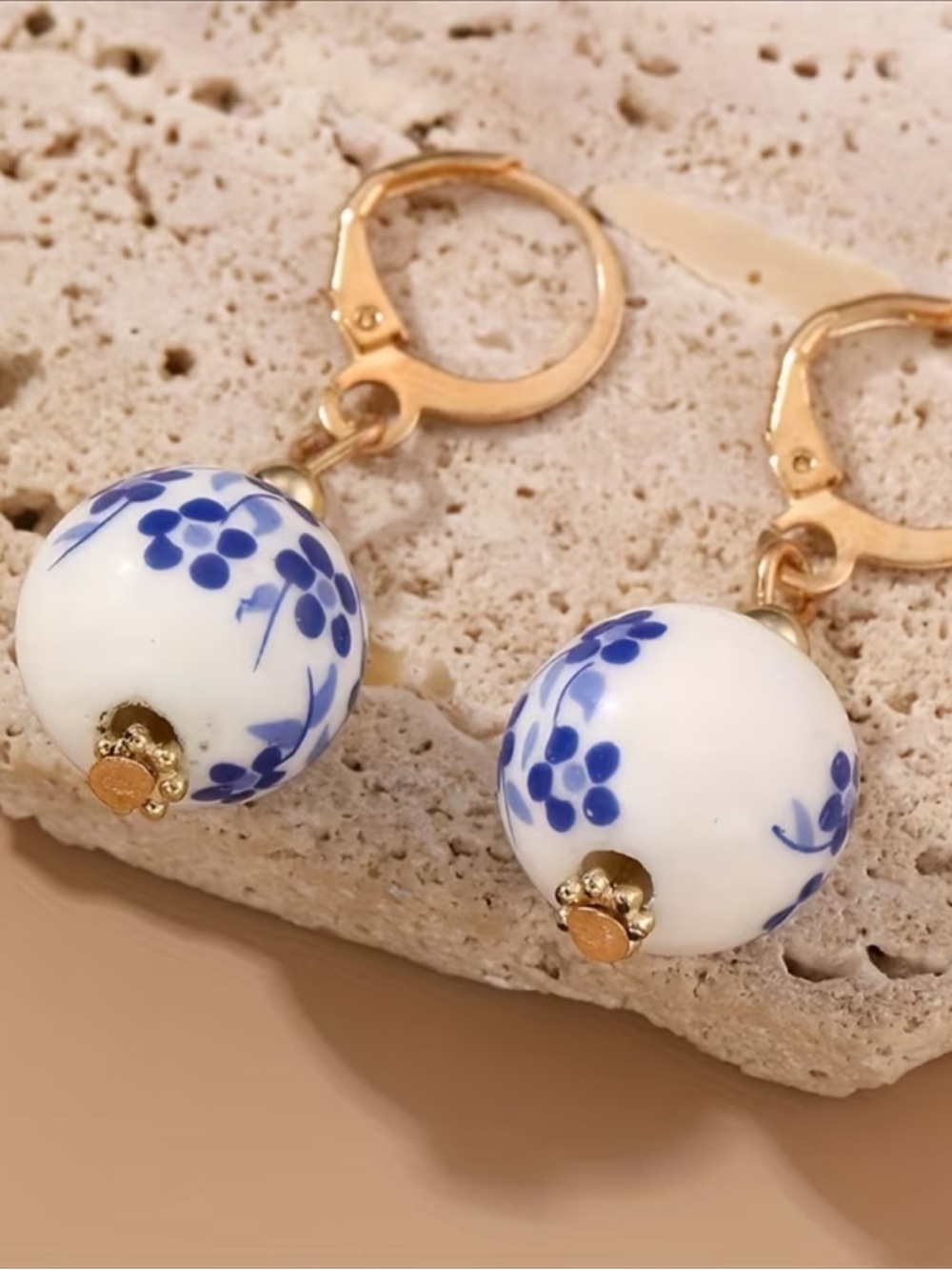 Porcelain Drop Earrings